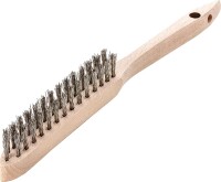 Lessmann Handdrahtb&uuml;rste rostfrei gewellt 0,35mm...