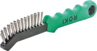 Lessmann Drahtb&uuml;rste ROKI V4A glatt 0,3mm