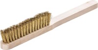 Lessmann Feinb&uuml;rste Messing gewellt 0,15mm