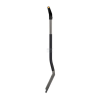 Fiskars Gartenspaten Ergonomic™ grau, abgerundet 3
