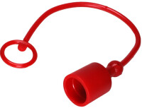 Staubschutz f. SVK-Stecker ISO B BG3 rot