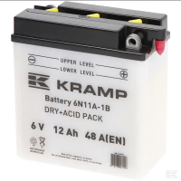 Kramp Batterie 6V 12Ah 48A mit Säurepaket 1