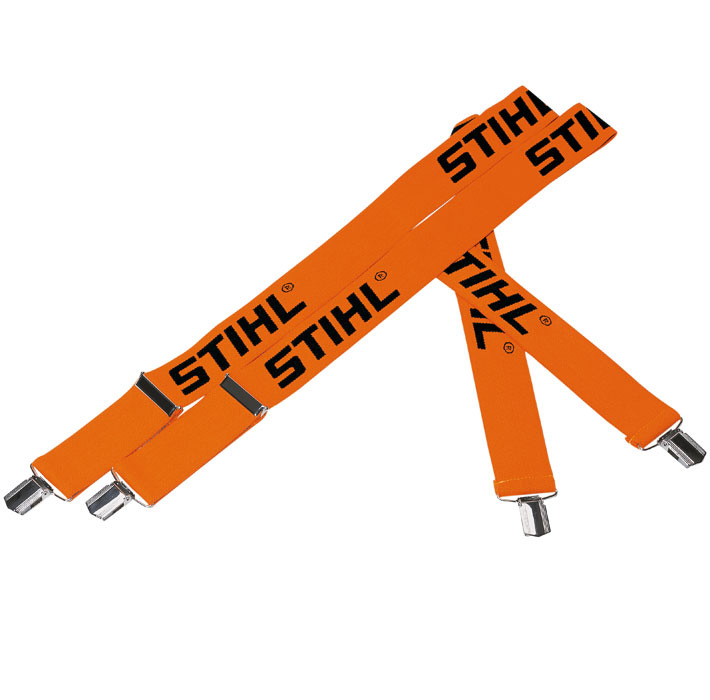 STIHL Hosenträger, orange, 130cm, Metallklips – Rahmsdorf Shop