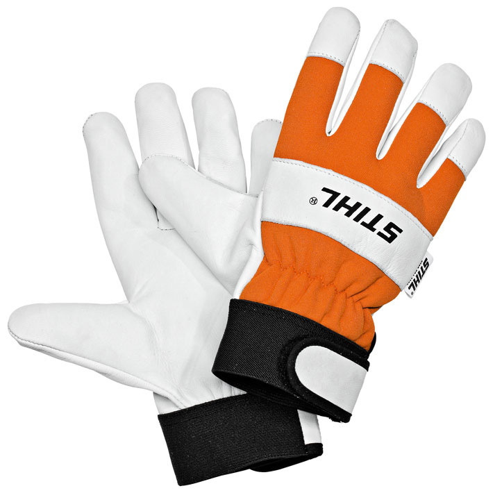 STIHL Function Duro Grip Motorsägen-Handschuhe mit Latextauchung M-XL bei Nässe 