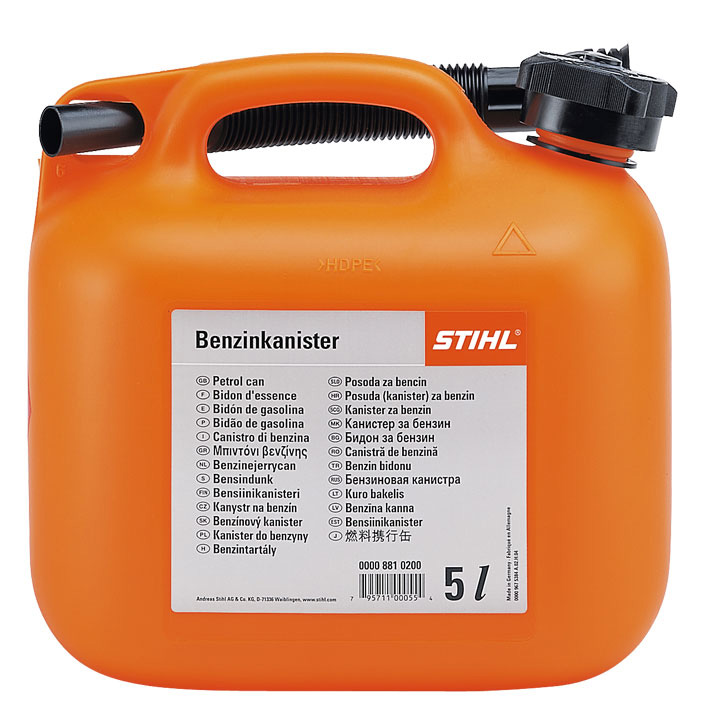 Stihl 5L + 3L Kombikanister Kanister für Benzin u Kettenöl + Einfüllsysstem  - AMEISENGARTEN