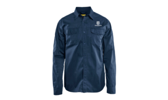 Husqvarna Langarmhemd Twill, Unisex, marine, Gr. XS