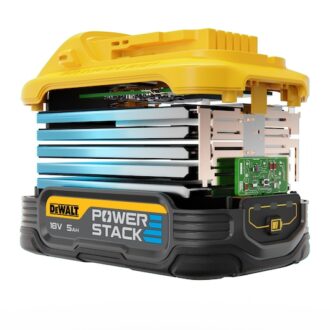 DeWalt Powerstack-Akku DCBP518H2-XJ, 18V / 5,0 Ah 2er Set - ohne Ladegerät
