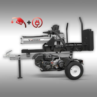 Jansen Holzspalter HS-22A62K Kombispalter, Benzin+Elektro, 22t, 62cm