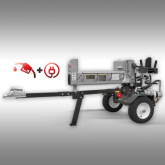 Jansen Holzspalter HS-20DS63K Benzin+Elektromotor, 20 t, 60 cm, Doppelspalter