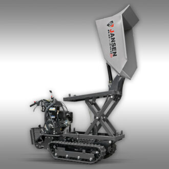 Jansen Raupendumper RD-300pro, hydraulische Mulde mit Hochkippsystem