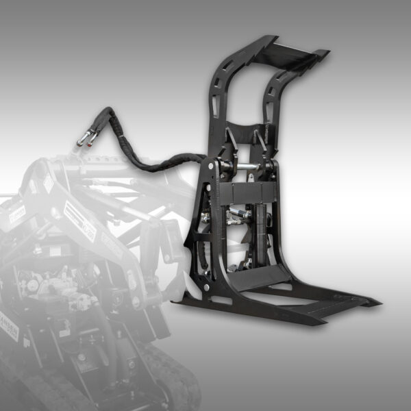 Jansen Holzverladezange für Kompaktlader KL-200, Skid Steer, Holzgreifer