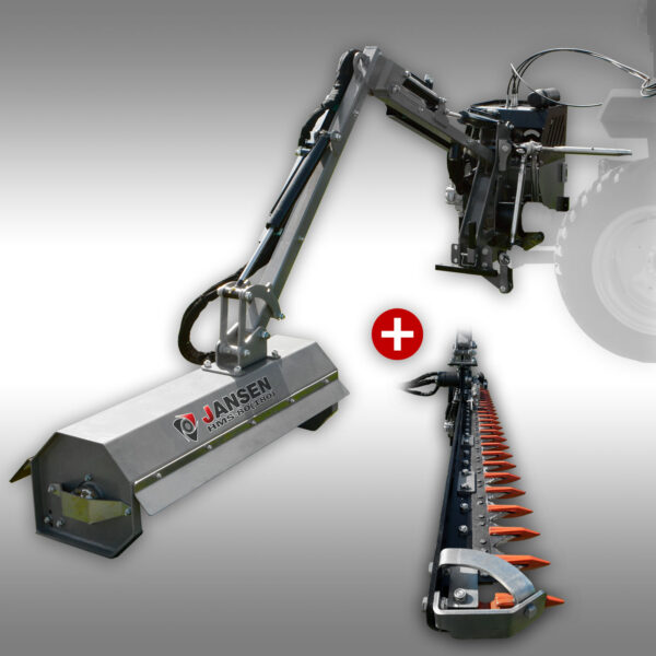 Jansen Hydraulischer Heckmulcher/Mähbalken HMS-100(180) Mähwerk/Balken